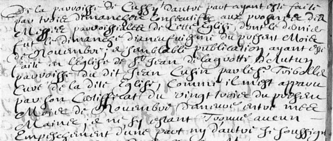 Mariage Jean Cusin Jeanne Frazey 28 11 1690 -2.jpg